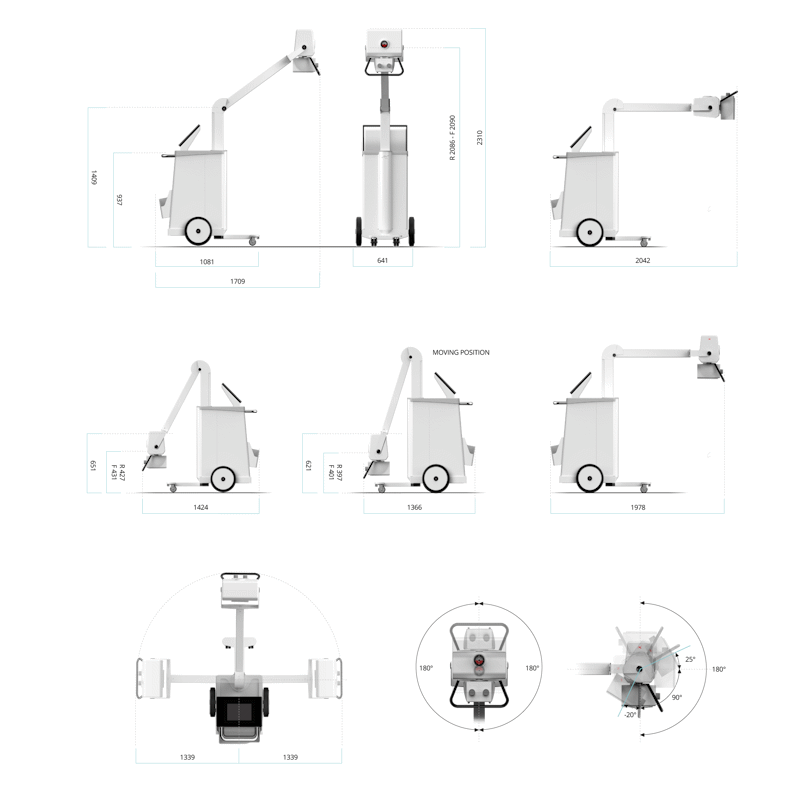 RTG przyłóżkowe i mobilne Alma Lasers Mobil