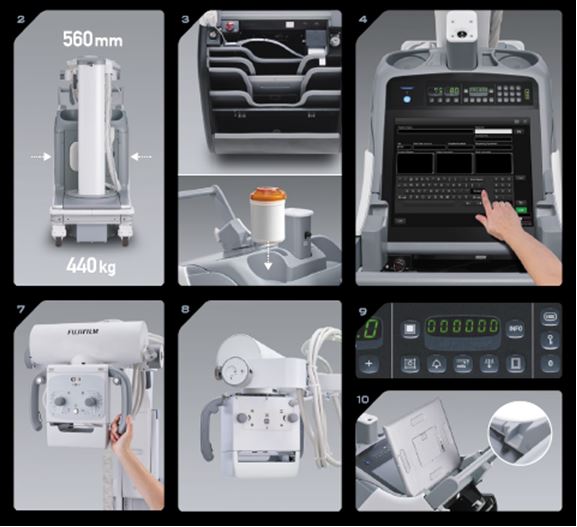 RTG przyłóżkowe i mobilne FUJIFILM FDR GO Plus