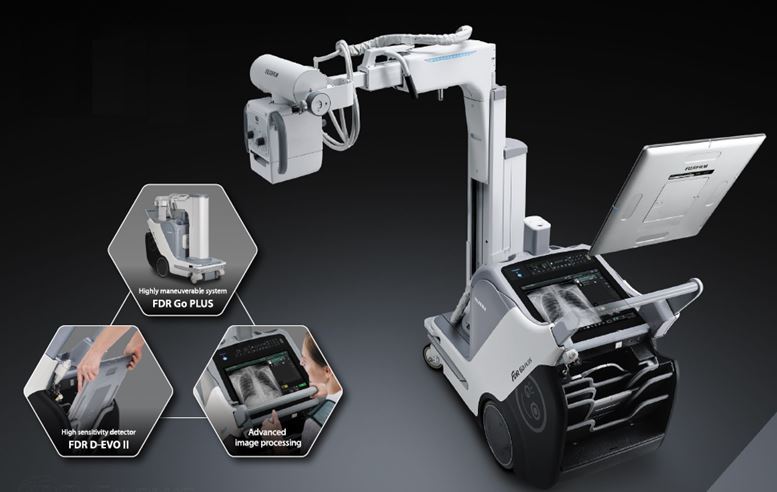 RTG przyłóżkowe i mobilne FUJIFILM FDR GO Plus