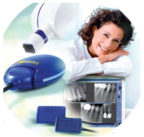 RTG punktowe wewnątrzustne Sirona Heliodent Plus