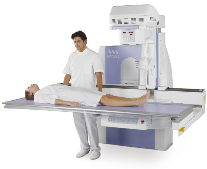 RTG zdalnie sterowane, uniwersalne do radiografii i fluoroskopii MECALL EIDOS 439RF