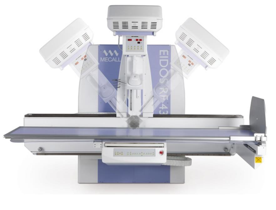 RTG zdalnie sterowane, uniwersalne do radiografii i fluoroskopii MECALL EIDOS 439RF
