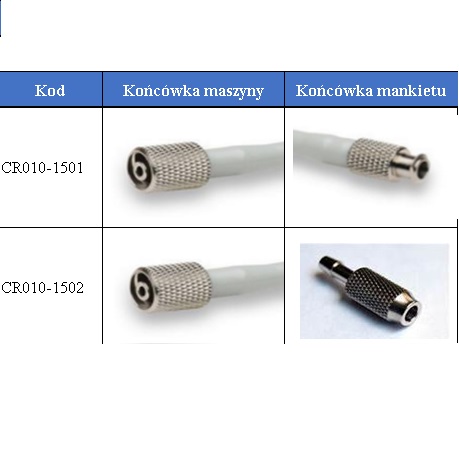 Rurki do mankietów NIBP do kardiomonitorów Core-Ray COLIN CR010-15
