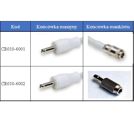 Rurki do mankietów NIBP do kardiomonitorów Core-Ray Philips CR010-60