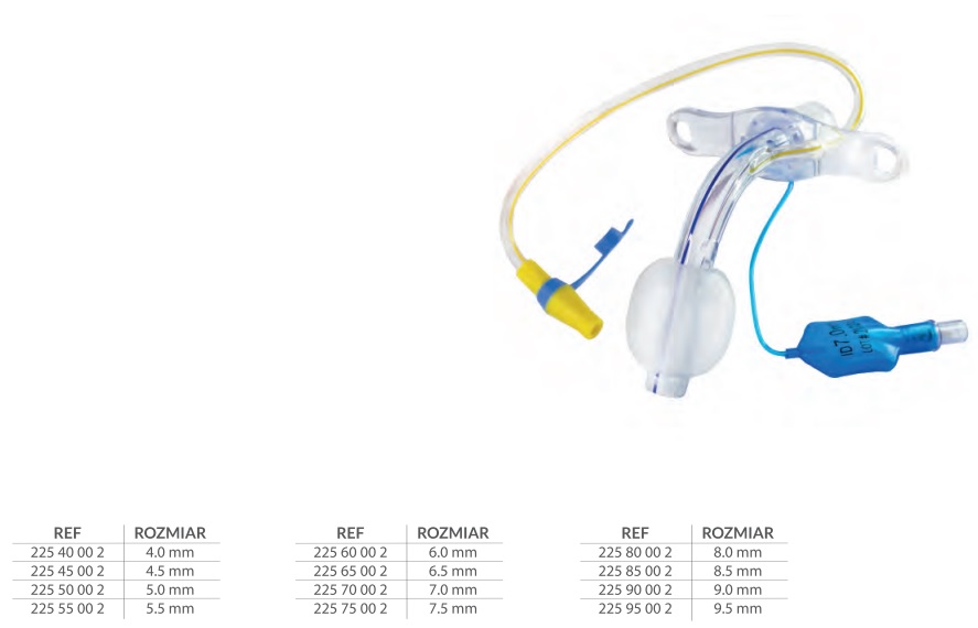 Rurki tracheostomijne jednorazowe B/D 223 30 00 2 / 225 40 00 2 / 222 30 00 2
