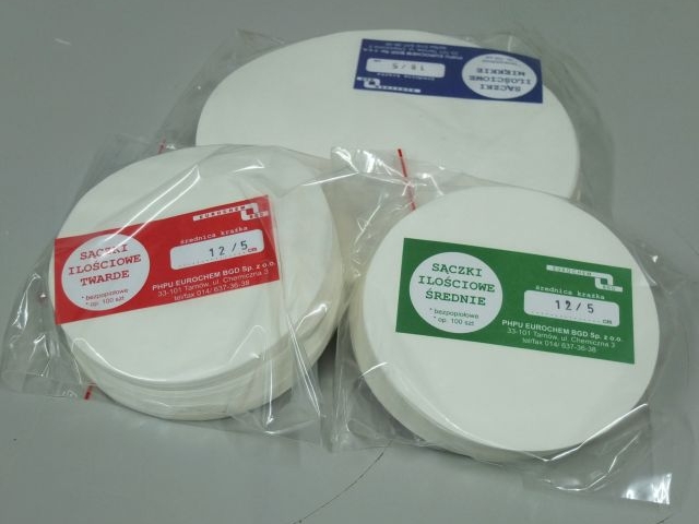 Sączki filtracyjne Eurochem Sączek ilościowy średni 90 mm