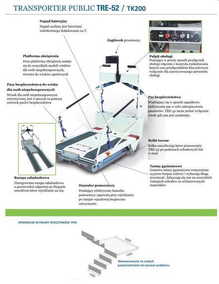 Schodołazy gąsienicowe Bartels TRE-52/ TK200