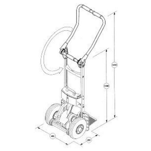 Schodołazy towarowe SANO LIFTKAR SAL FOLD 140
