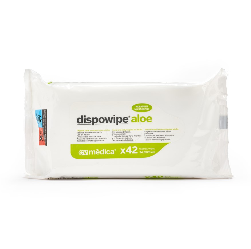 Ściereczki i chusteczki do mycia ciała pacjenta C.V. Medica Dispowipe Aloe