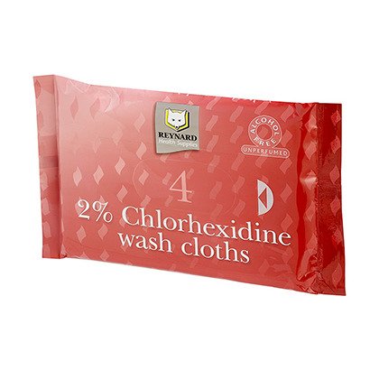 Ściereczki i chusteczki do mycia ciała pacjenta Reynard z chlorheksydyną