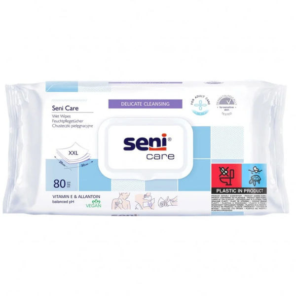 Ściereczki i chusteczki do mycia ciała pacjenta TZMO Seni Care