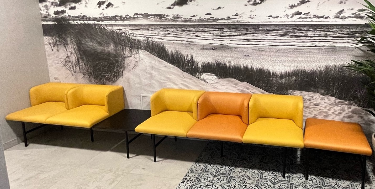 Siedziska modułowe do poczekalni medycznych MEBLANT Agora