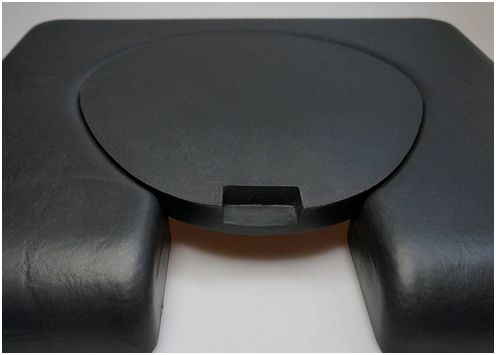 Siedziska toaletowe do wózków inwalidzkich Recomedic PU-ST-450/420/43-C