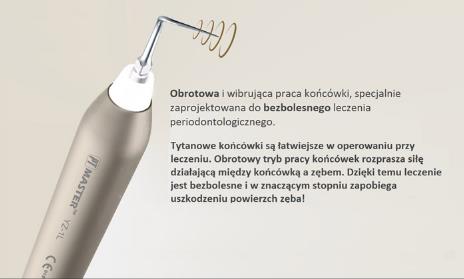 Skalery stomatologiczne Woodpecker DTE PT MASTER 3