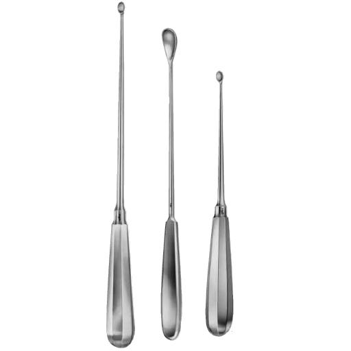 Skrobaczki i łyżeczki ginekologiczne B.Braun Łyżeczki maciczne