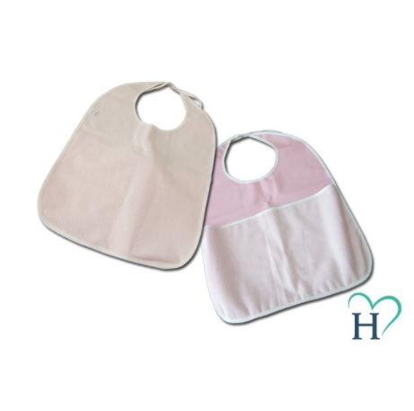 Śliniaki do karmienia pacjentów i osób niepełnosprawnych PDS CARE Nieprzemakalny z kieszonką