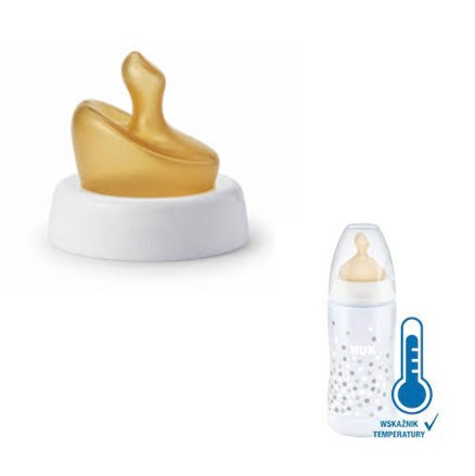 Smoczki do butelek dla dzieci z rozszczepem wargi i podniebienia NUK Standard