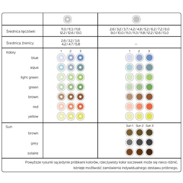 Soczewki kontaktowe miękkie SwissLens HydroColor