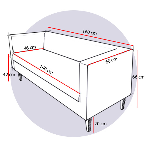 Sofy/kanapy do poczekalni medycznych Interio Mobili GRAFFITI