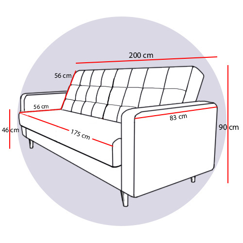 Sofy/kanapy do poczekalni medycznych Interio Mobili HUGO