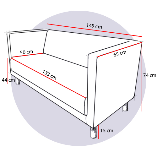 Sofy/kanapy do poczekalni medycznych Interio Mobili KUBA