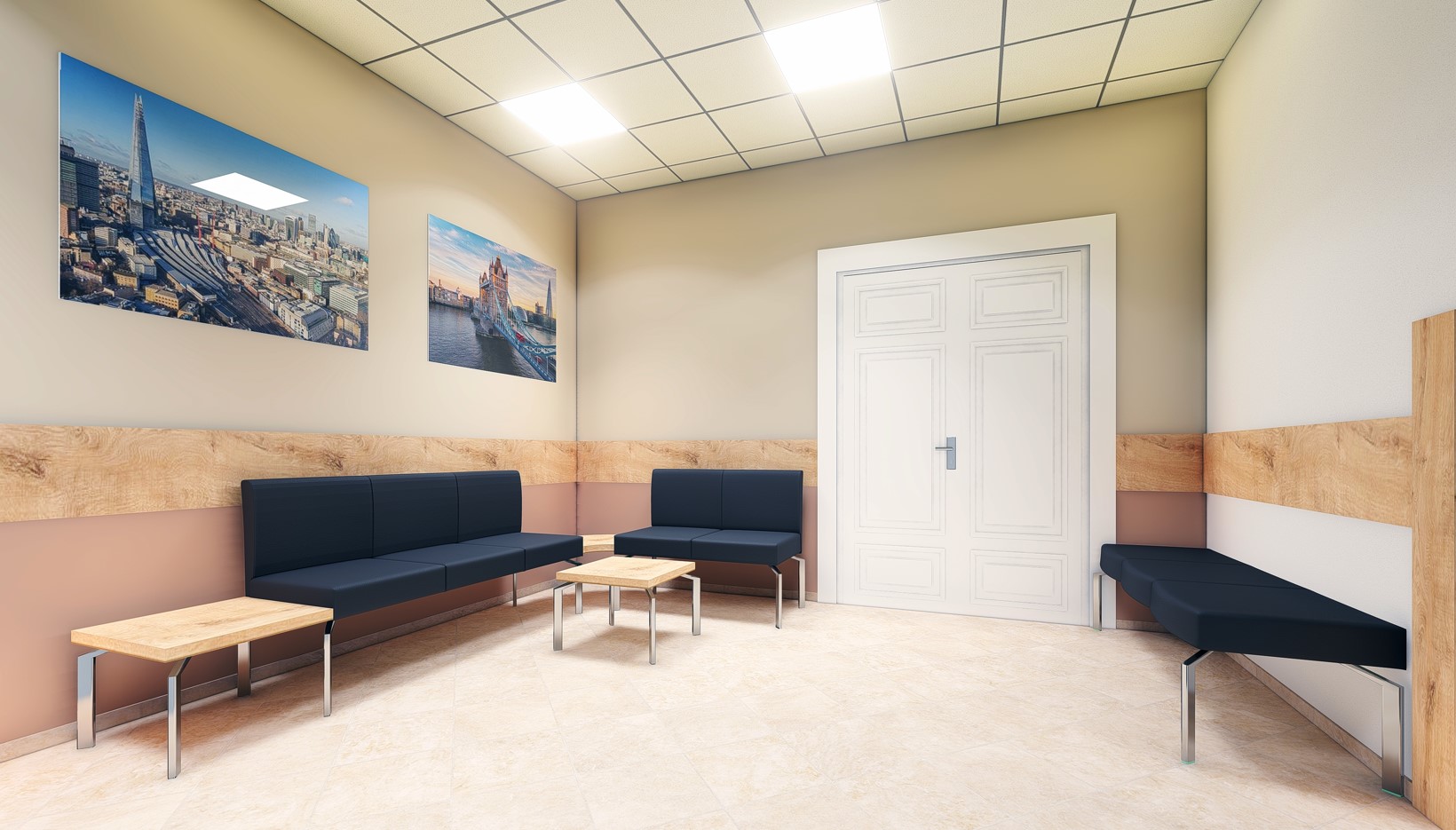 Sofy/kanapy do poczekalni medycznych MEBLANT Cloud