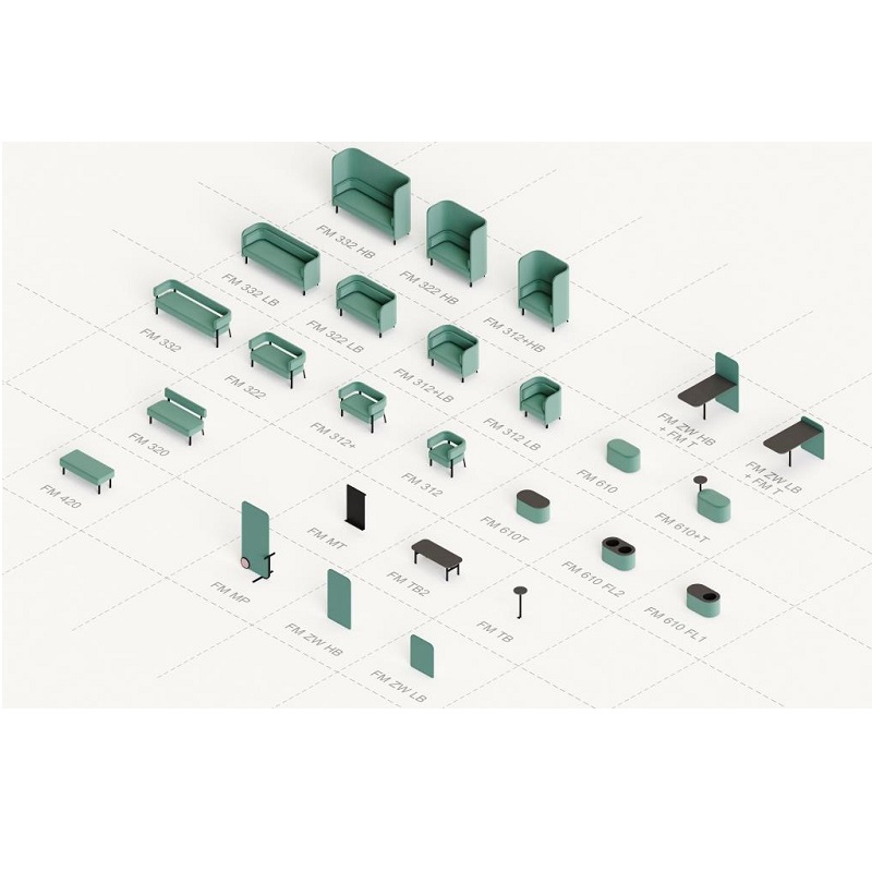 Sofy/kanapy do poczekalni medycznych MEBLANT Frame