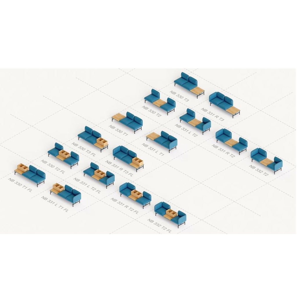 Sofy/kanapy do poczekalni medycznych MEBLANT Nebula