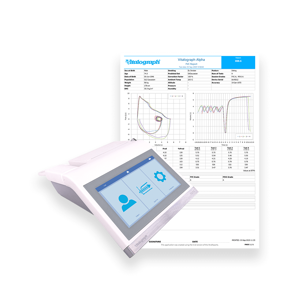 Spirometry Vitalograph Alpha New