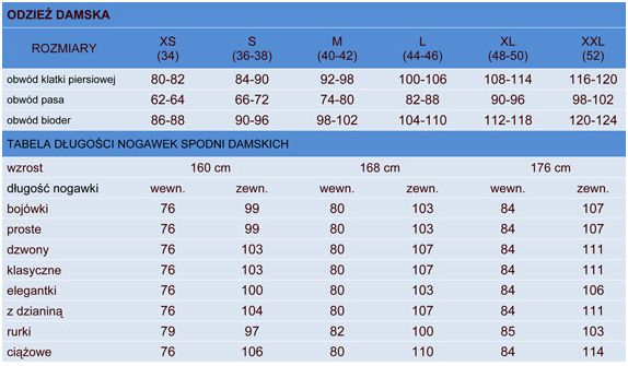Spodnie medyczne ELDAN Rurki damskie