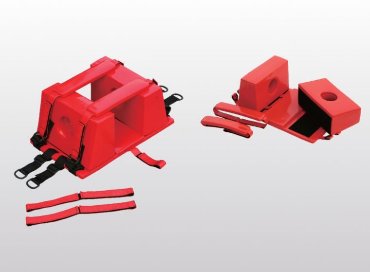 Stabilizatory głowy w ratownictwie RED LEAF HD-01