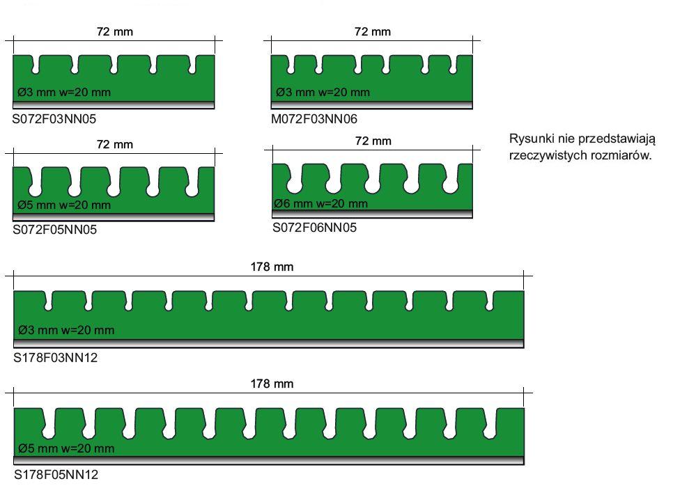 Stabilizatory narzędzi do tac sterylizacyjnych CBM Pojedyncza szczelina