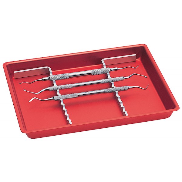 Stabilizatory narzędzi do tac sterylizacyjnych Nichrominox Uchwyt aluminiowy do tacek