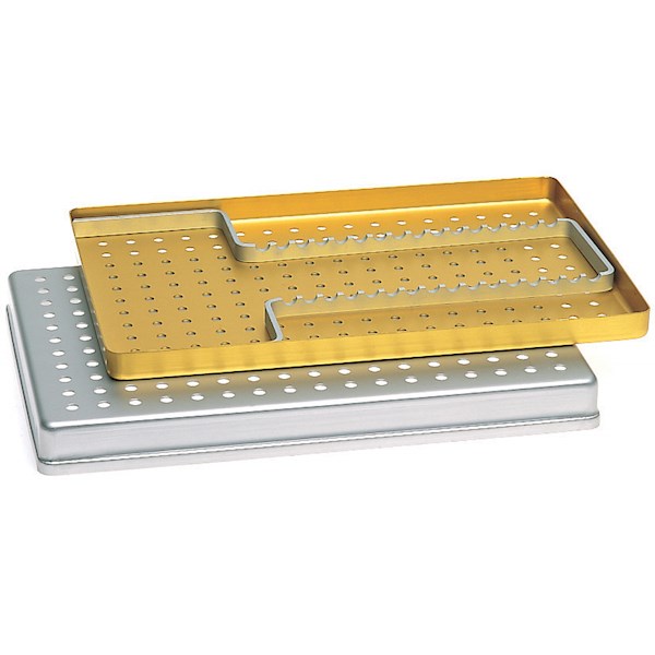 Stabilizatory narzędzi do tac sterylizacyjnych Nichrominox Uchwyt aluminiowy do tacek