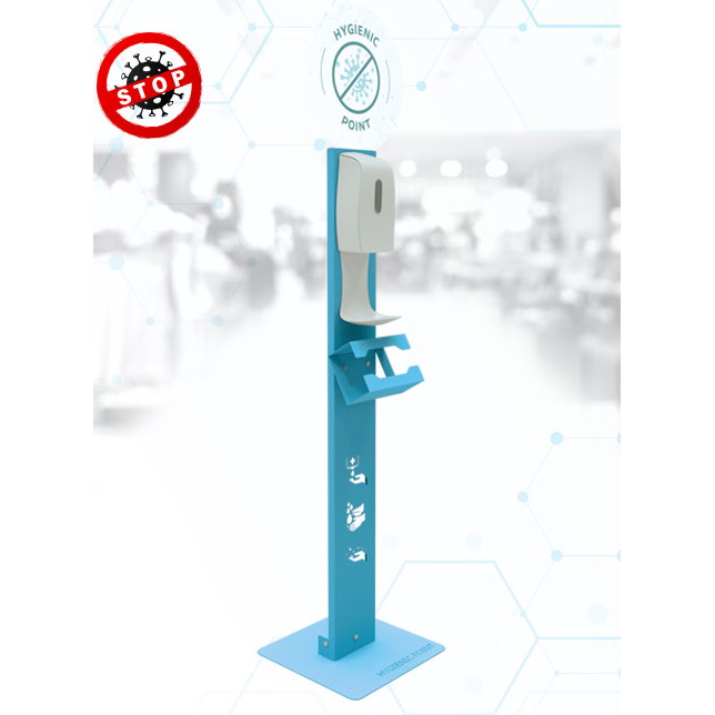 Stacje bezdotykowe - dozowniki do dezynfekcji rąk ELDRUT Lite