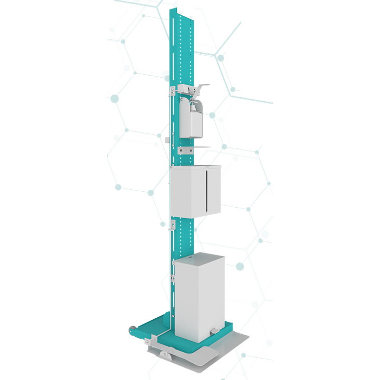 Stacje bezdotykowe - dozowniki do dezynfekcji rąk ELDRUT System Stacji Higienicznych