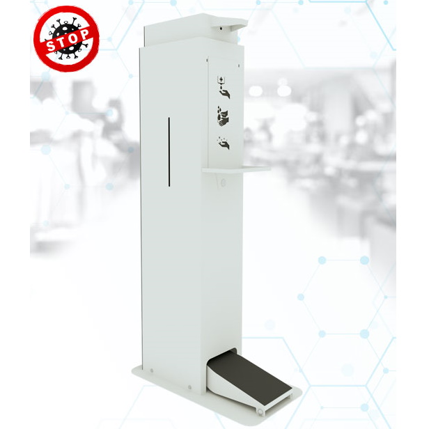 Stacje bezdotykowe - dozowniki do dezynfekcji rąk ELDRUT Tower 5L