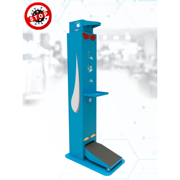 Stacje bezdotykowe - dozowniki do dezynfekcji rąk ELDRUT Tower Kids