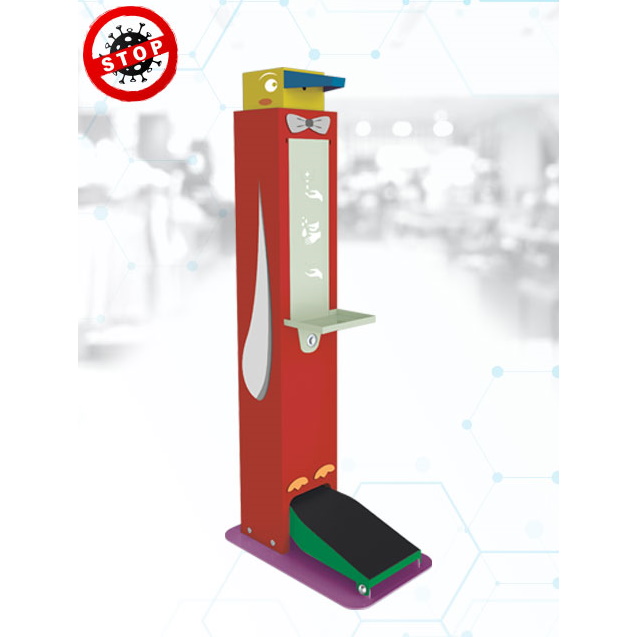 Stacje bezdotykowe - dozowniki do dezynfekcji rąk ELDRUT Tower Kids