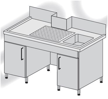Stanowiska histopatologiczne (stoły formalinowe) TRIBO SK 8607/01