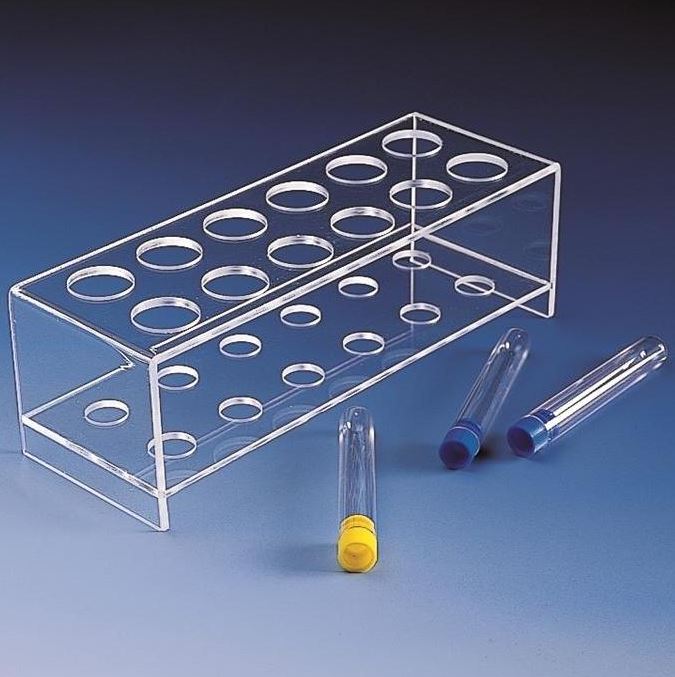 Statywy laboratoryjne Kartell PMMA do probówek