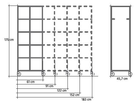 Stelaże jezdne Villard 800.56