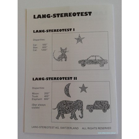 Stereotesty LANG-STEREOTEST AG Lang II