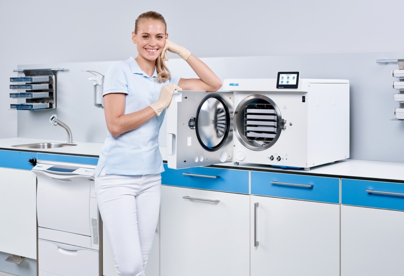 Sterylizatory parowe małe - autoklawy MELAG Vacuclave 123