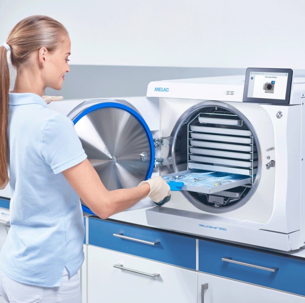 Sterylizatory parowe małe - autoklawy MELAG Vacuclave 550