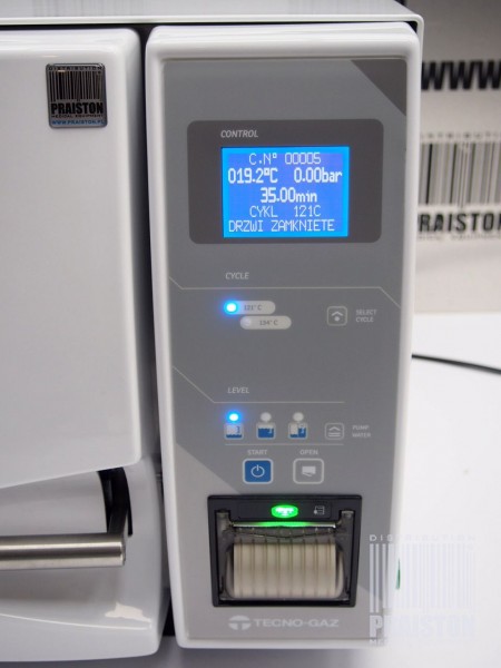 Sterylizatory parowe małe używane B/D Tecno-Gaz Hydra - Praiston rekondycjonowany