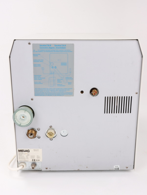 Sterylizatory parowe małe używane MELAG Melag 24 - B - Praiston rekondycjonowany