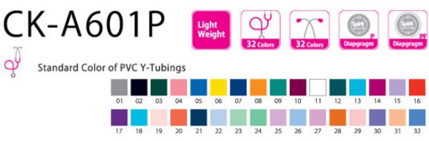 Stetoskopy konwencjonalne Spirit Medical CK-A601P Majestic Series