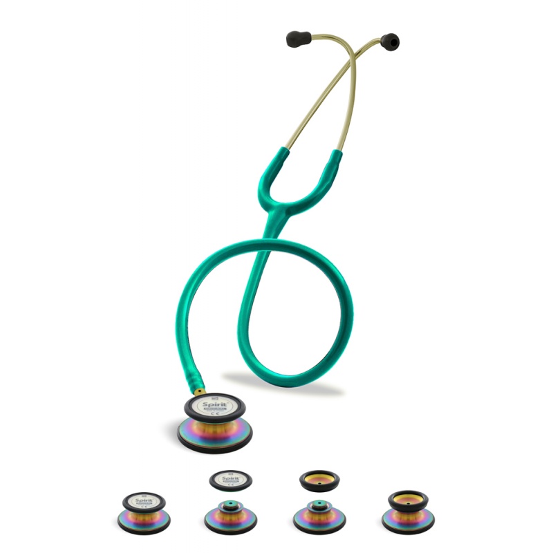 Stetoskopy konwencjonalne Spirit Medical CK-SS601PF RAINBOW EDITION