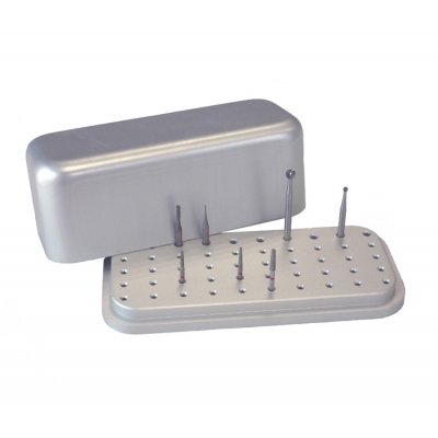 Stojaki na wiertła stomatologiczne do sterylizacji Nichrominox Maxi Bur Block